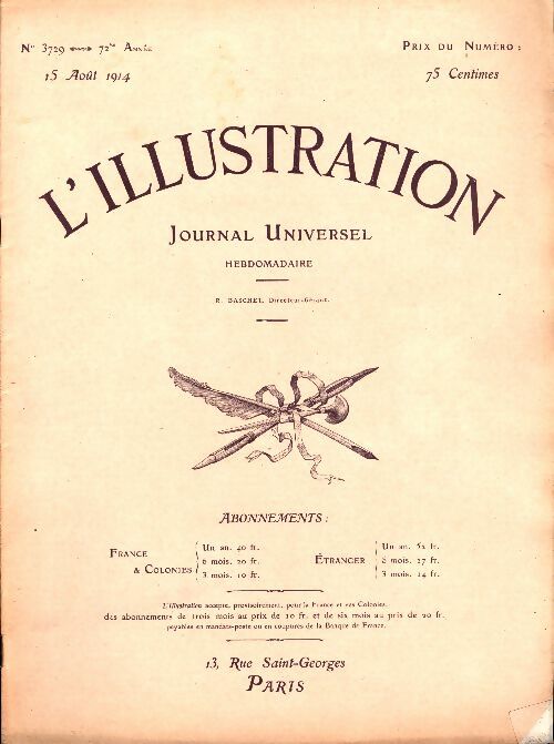 Livrenpoche : L'Illustration n°3729 - Collectif - Livre