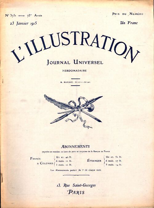 Livrenpoche : L'Illustration n°3751 - Collectif - Livre