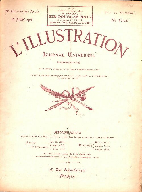 Livrenpoche : L'Illustration n°3828 - Collectif - Livre