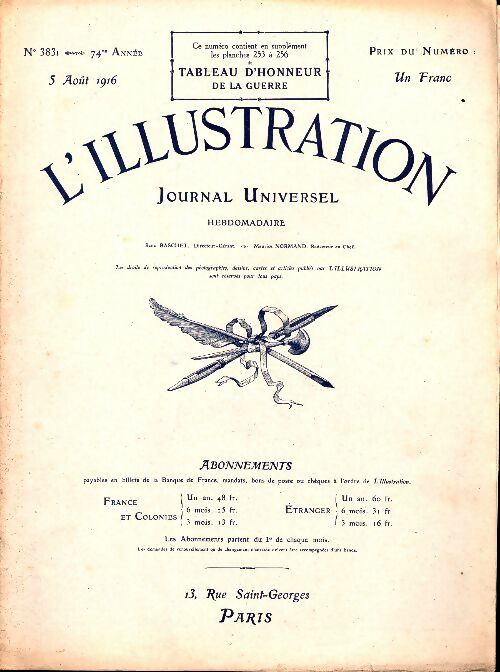 Livrenpoche : L'Illustration n°3831 - Collectif - Livre