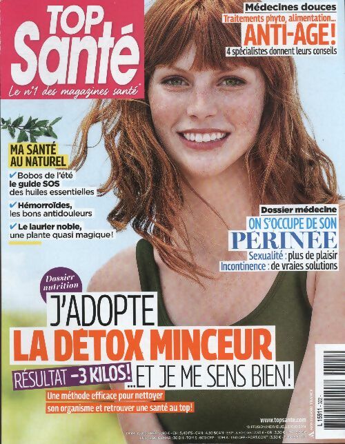 Livrenpoche : Top santé n°322 : J'adopte la détox minceur et je me sens bien ! - Collectif - Livre