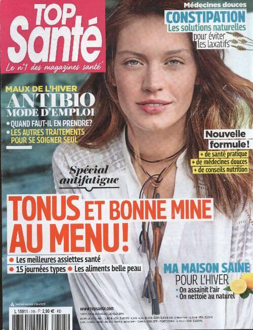 Livrenpoche : Top santé n°315 : Tonus et bonne mine au menu ! - Collectif - Livre