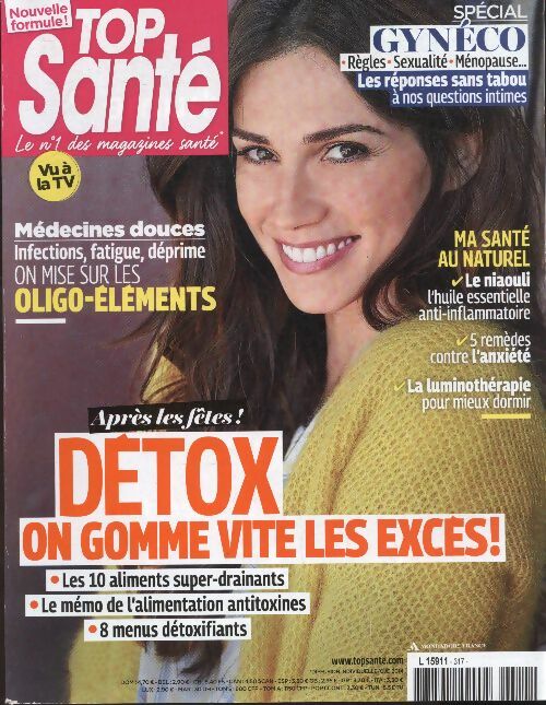 Livrenpoche : Top santé n°317 : Détox on gomme vite les excès - Collectif - Livre