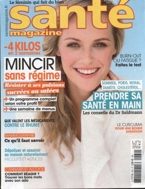 Livrenpoche : Santé magazine n°479 : Mincir sans régime - Collectif - Livre