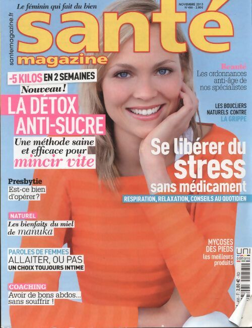 Livrenpoche : Santé magazine n°455 : Se libérer su stress sans médicament - Collectif - Livre