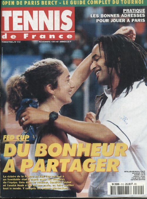 Livrenpoche : Tennis de France n°512 - Collectif - Livre