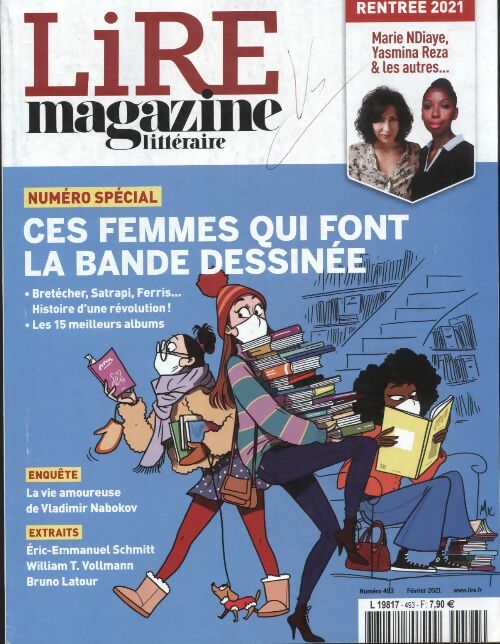 Livrenpoche : Revue Lire n°493 : Ces femmes qui font la bande dessinée - Collectif - Livre