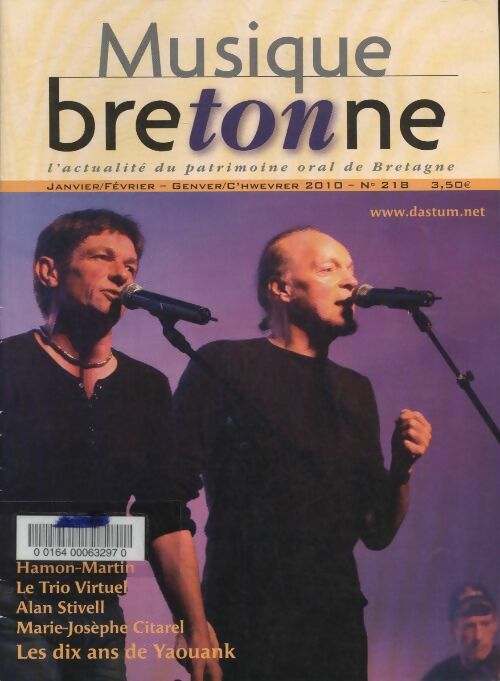 Livrenpoche : Musique bretonne n°218 - Collectif - Livre