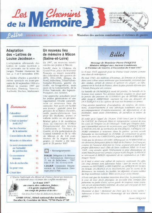 Livrenpoche : Les chemins de la mémoire n°68 : - Collectif - Livre
