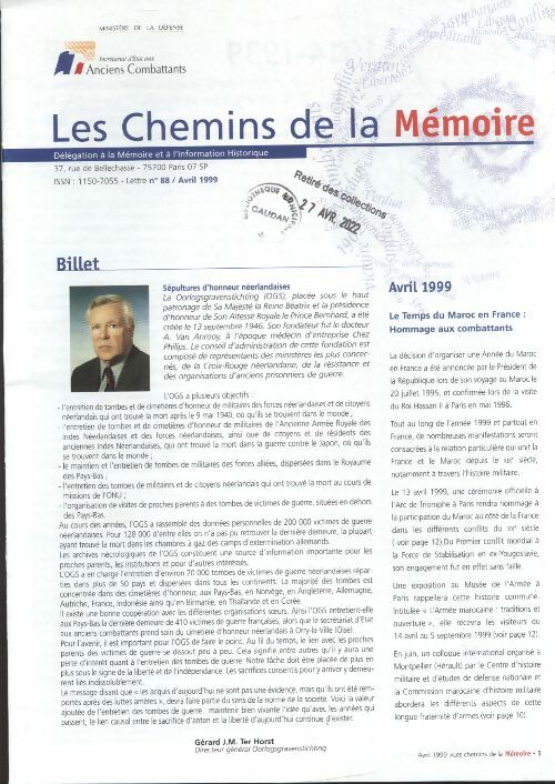 Livrenpoche : Les chemins de la mémoire n°88 : - Collectif - Livre