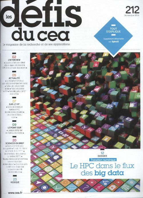 Livrenpoche : Les défis du CEA n°212 : Le HPC dans le flux des big data - Collectif - Livre