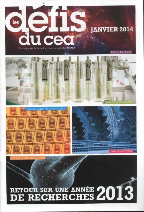 Livrenpoche : Les défis du CEA hs : Retour sur une année de recherche 2013 - Collectif - Livre