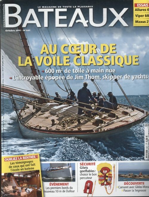 Livrenpoche : Bateaux n°641 : Au c?ur de la voile classique - Collectif - Livre