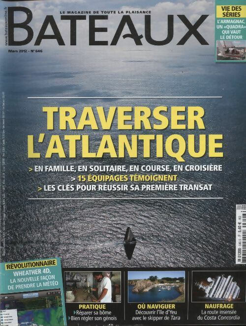 Livrenpoche : Bateaux n°646 : Traverser l'Atlantique - Collectif - Livre