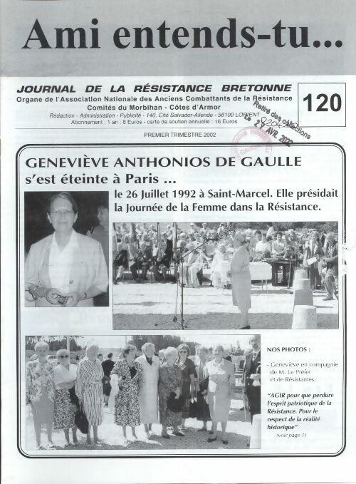 Livrenpoche : Ami entends-tu... n°120 - Collectif - Livre