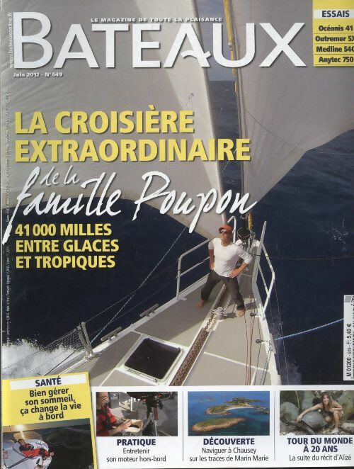 Livrenpoche : Bateaux n°649 : La croisière extraordinaire de la famille Poupon - Collectif - Livre