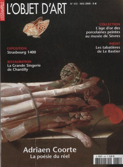 Livrenpoche : L'Objet d'art l'estampille n°435 : Adriaen Coorte, la poésie du réel - Collectif - Livre