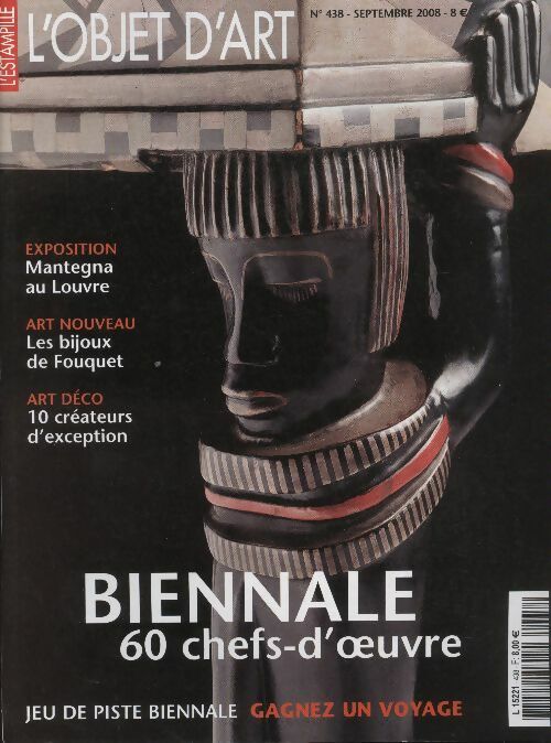 Livrenpoche : L'Objet d'art l'estampille n°438: Biennale 60 chefs-d'?uvre - Collectif - Livre