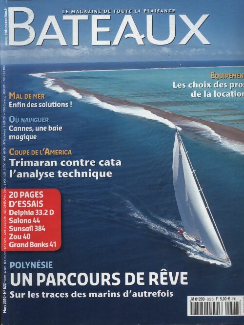 Livrenpoche : Bateaux n°622 : Polynésie, un parcours de rêve - Collectif - Livre