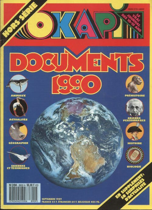 Livrenpoche : Okapi hors série : Documents 1990 - Collectif - Livre