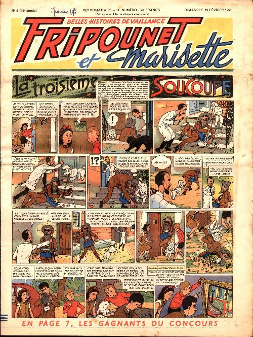 Livrenpoche : Fripounet 16e année n°8 - Collectif - Livre