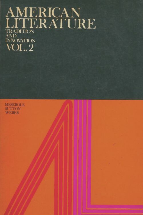 Livrenpoche : American literature Tome II - Collectif - Livre