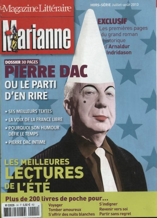 Livrenpoche : Magazine littéraire / Marianne hors série : Pierre Dac ou le parti d'en rire - Collectif - Livre
