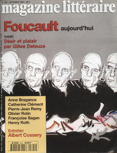 Livrenpoche : Magazine littéraire n°325 : Foucault aujourd'hui - Collectif - Livre