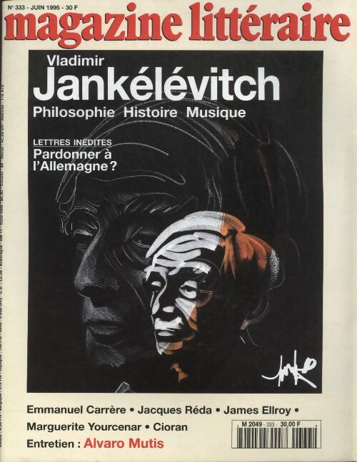 Livrenpoche : Magazine littéraire n°333 : Vladimir Jankélévitch - Collectif - Livre