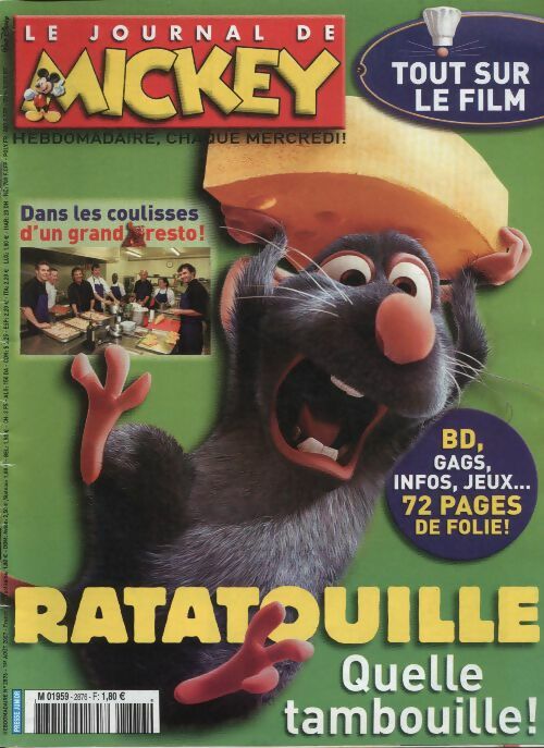 Livrenpoche : Le journal de Mickey n°2876 : Ratatouille quelle tambouille ! - Collectif - Livre