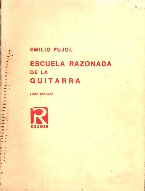 Livrenpoche : Escuela razonada de la guitarra - libro 2 - Emilio Pujol - Livre