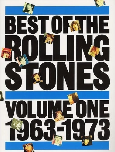 Livrenpoche : Best of the rolling stones Tome I : 1963-1973. Partitions pour piano chant et guitare - The Rolling Stones - Livre