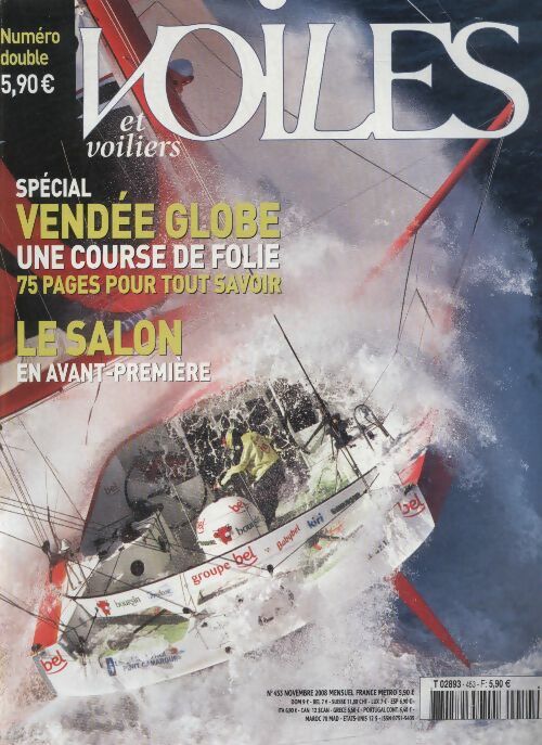 Livrenpoche : Voiles et voiliers n°453 : Spécial Vendée globe - Collectif - Livre