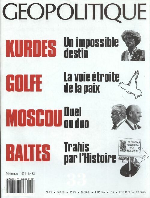 Livrenpoche : Géopolitique n°33 : Kurdes, un impossible destin - Collectif - Livre