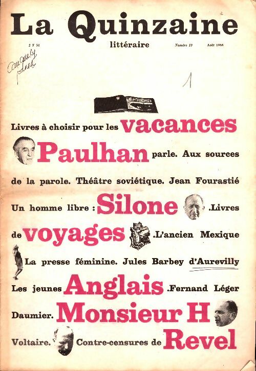 Livrenpoche : La quinzaine littéraire n°10 - Collectif - Livre