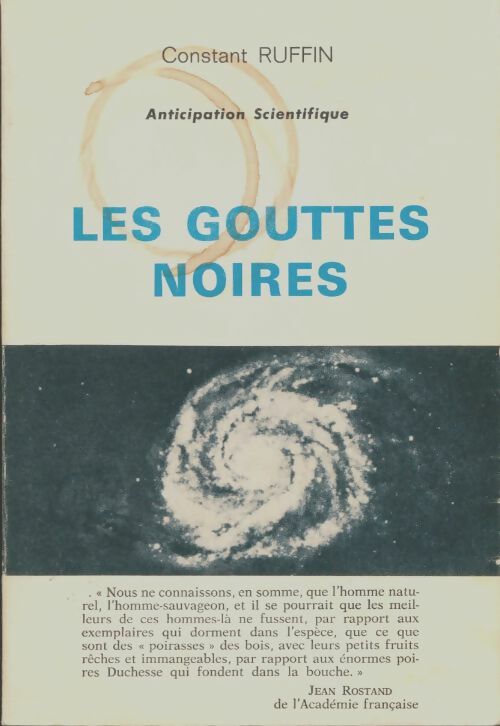 Livrenpoche : Les gouttes noires - Constant Ruffin - Livre