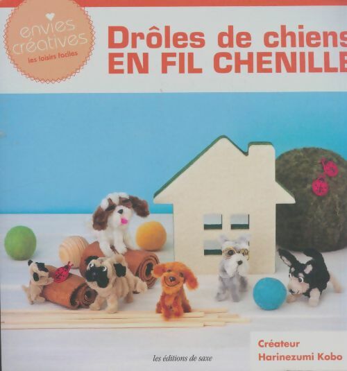 Livrenpoche : Drôles de chiens en fil chenille - Harinezumi Kobo - Livre
