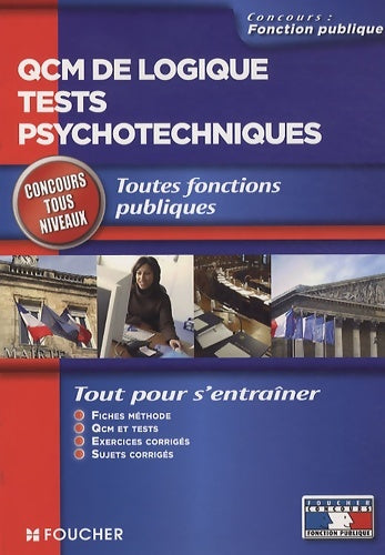 Livrenpoche : QCM de logique tests psychotechniques - Guy Barussaud - Livre