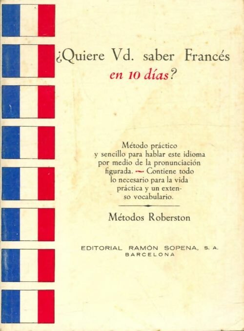 Livrenpoche : Quiere Vd. saber francès en 10 dias? - Collectif - Livre