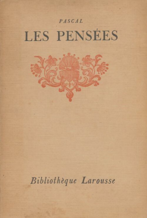 Livrenpoche : Pensées Tome II - Blaise Pascal - Livre