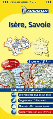 Livrenpoche : Carte departements isere Savoie - Collectif - Livre
