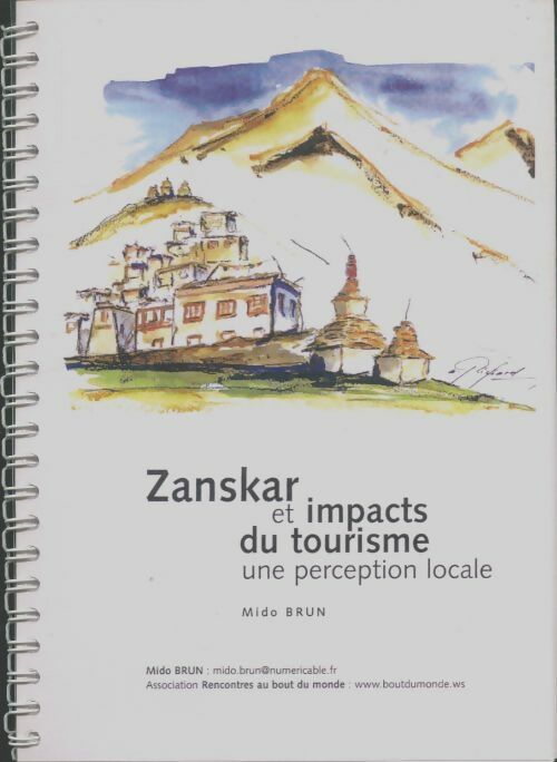 Livrenpoche : Zanskar et impacts du tourisme : Une perception locale - Mido Brun - Livre