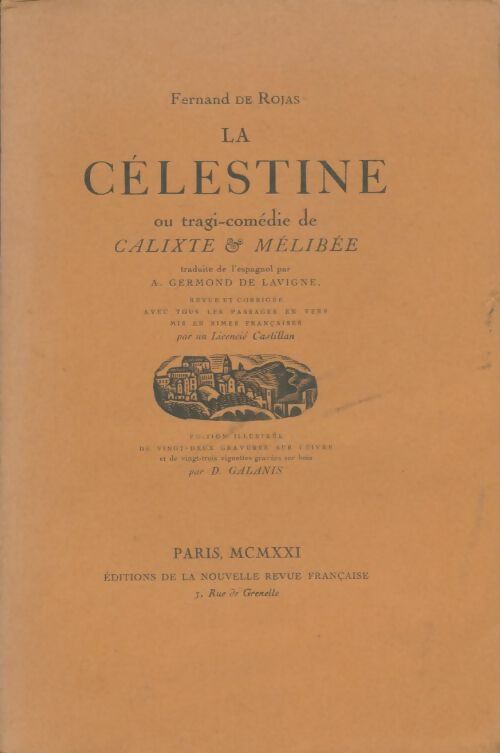 Livrenpoche : La Célestine - Fernando De Rojas - Livre