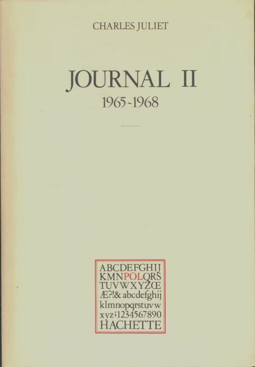 Livrenpoche : Journal II : 1965-1968 - Charles Juliet - Livre
