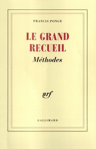 Livrenpoche : Le grand recueil Tome II - Francis Ponge - Livre