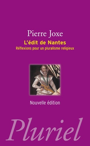 Livrenpoche : L'édit de Nantes - Pierre Joxe - Livre