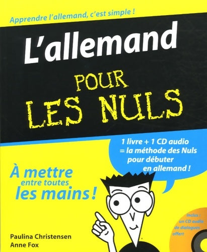 Livrenpoche : L'allemand pour les nuls - Claude Raimond, Paulina Christensen - Livre
