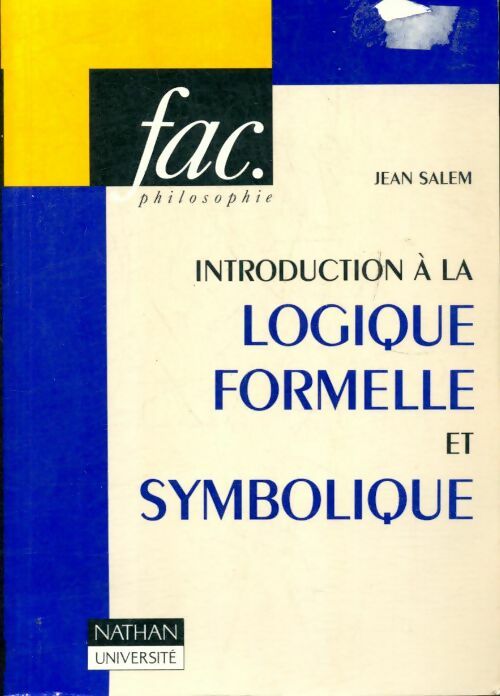 Livrenpoche : Fac. Philosophie - Jean Salem - Livre