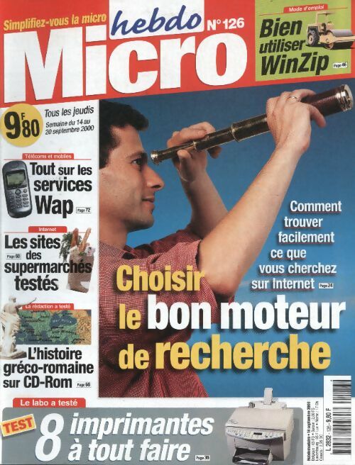 Livrenpoche : Micro hebdo n°126 : Choisir le bon moteur de recherche - Collectif - Livre