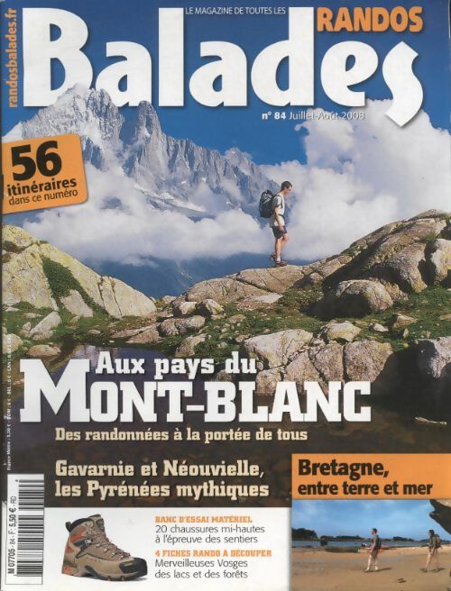 Livrenpoche : Randos Balades n°84 : Aux pays du Mont-Blanc - Collectif - Livre